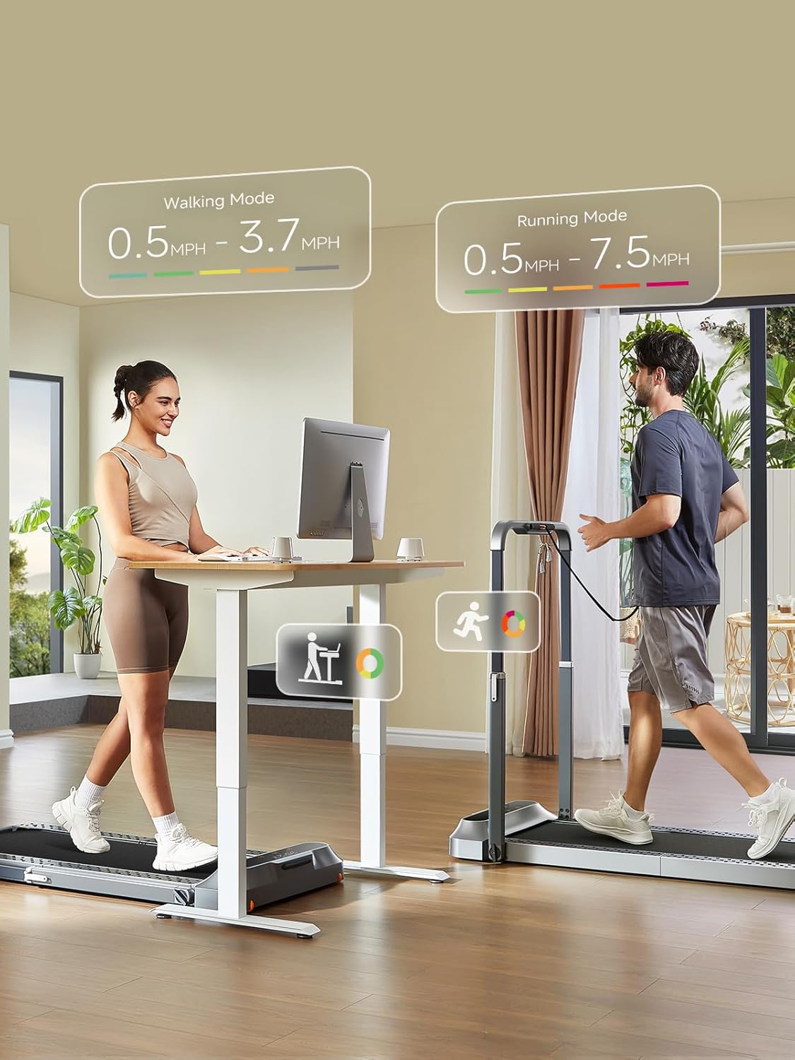 walking pad vs under desk treadmill